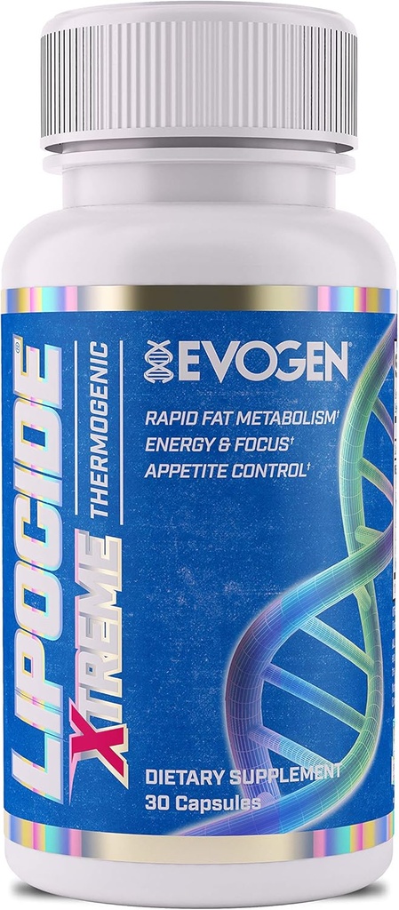 Aviogen Nutrition Lipocide Xtreme | מקסימום כוח יחיד קפסולת שומן קיצוני Burner, Dynamine, Capsimax, Bioperine | 30 קפסולות