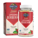 גן החיים Liposomal Berberine ו Chromium Picolinate כבר בריא סוכר בדם, Glucose Metabolism ו Cholesterol - פרוביוטיקה עבור Easy Digestion - Non GMO, Gluten Free, כשר, 30 משרתים