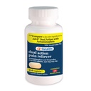 פעולה כפולה של Acetaminophen 250 מ"ג ו Ibuprofen (NSAID) 125 מ"ג כאב Reliever Caplets, 216 Count