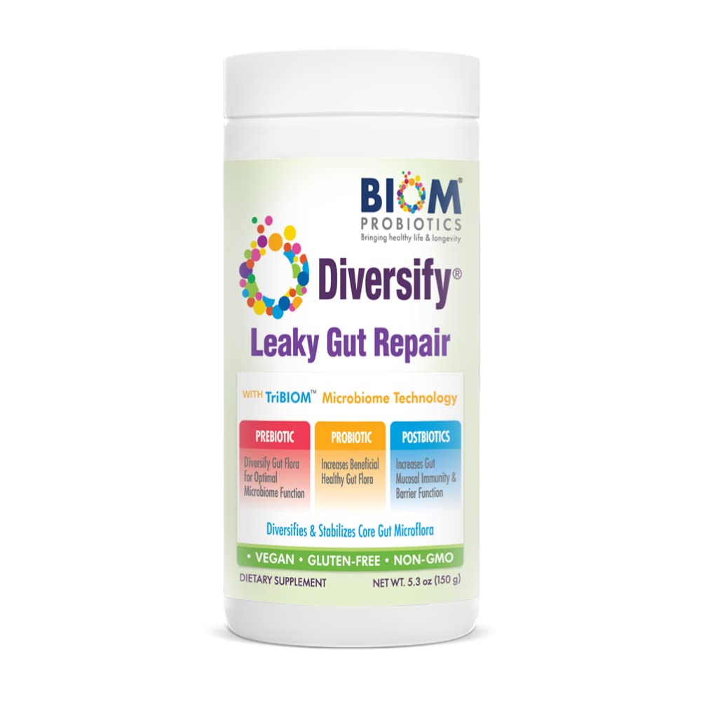 Total Gut Health Human Milk Oligosaccharides עם prebiotics + Resistant Starch. Precision Probiotic Formula to help with Leaky Gut. Vegan, non-GMOten-Free (1 Unit)