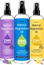 Magnesium Spray, Pure Magnesium Oil Spray for Feet, Ideal Gift forשרירים להירגע & Better Sleep,Rapid Absorption, ייבוש ללא ריבאורד.