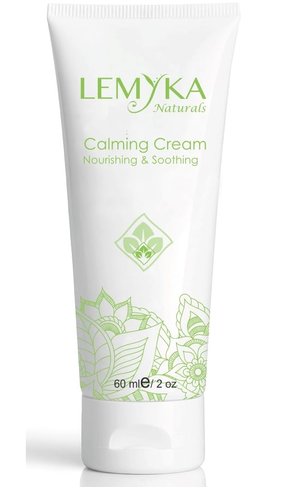 LEMYKA Natural Eczema Cream with Ceramides, Itch ו- Redness Relief for Atopic Dermatitis, Psoriasis, Hives, ריפוי אורגני Ointment Long-lasting Moisturizer, Paraben-חופשי, ללא ריח, 2oz