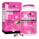 Perimenopause & Menopause תמיכה תוספת לנשים - Multi-Symptom הקלה עם Black Cohosh & Red Clover Isoflavones | Ashwagandha Fitogen & Herbal בלגן הורמונליים | 120 קפסולות