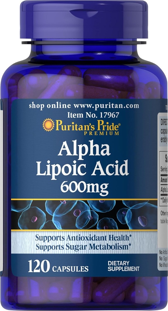גאוותו של פוריטאן אלפא ליפוי Acid 600 Mg, 120 הרוזן