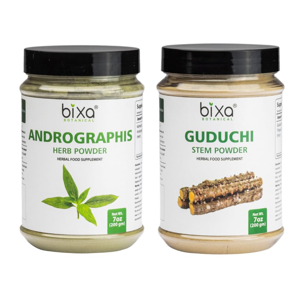 Bxa BOTANICAL תמיכה Liver Wellness | Andrographis + Guduchi אבקת בונדלה | 100% צמחייה טבעית