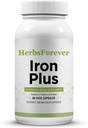 Herbsforever Iron Plus כמוסות תוסף מקדם את רמת הברזל 60 קפסולות