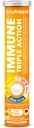nutrazul Immune Triple Action Effervescent Tablet -1000 מ"ג ויטמין C, ויטמין D, Zinc I Orange 20's IGHz חינם, סוכר חינם, Lactose חינם & Preservative חינם אני שומר על פונקציות Immune פונקציונלי
