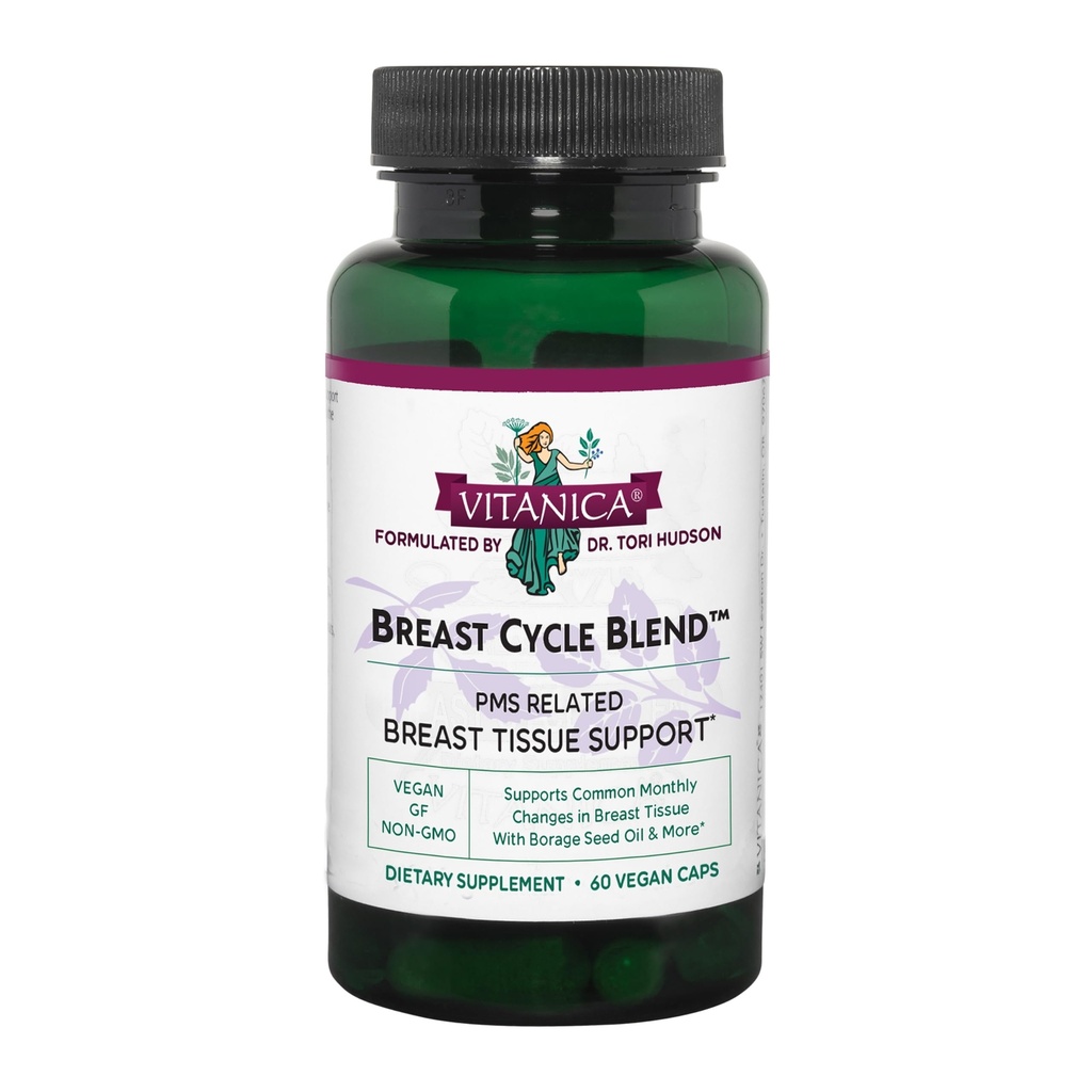 Vitanica - Breast Cycle בלגן - תמיכה במחזור השד - 60 קפסולות צמחוניות