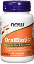 Now Foods OralBiotic, שפותחה עבור מבוגרים וילדים, סטרין מאומת, 60 Lozenges