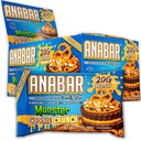 Anabar חלבונים Bar, Theחלבון-Packed Candy Bar, מדהים Tasting חלבונים Bar, No Sugar אלכוהולs, חלבונים גבוהים, טעים להפליא (12 Bars, Milk Chocolate Monster Cookie Crunch)