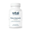 חומרים מזינים רעילים Phyto-Curcumin Plus Enzy | תוספי Curcumin עם תמצית Phytosome | תמיכה שריר, עצם, חי, ובריאות הלב * | Gluten, Milk, Soy Free | 60 קפסולות