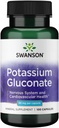 Swanson Potassium (Gluconate) 99 מיליגרם 100 קפסולות