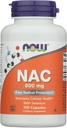 Now Foods Nacacetyl Cysteine 600 מ"ג קפסולות, 100 CT