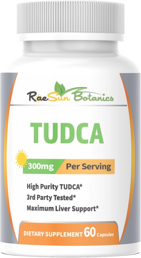 TUDCA (Tauroursodeoxycholic Acid), 60 קפסולות 300 מ"ג שירות Premium Quality 3rd Party Tested Maximum Liver Support