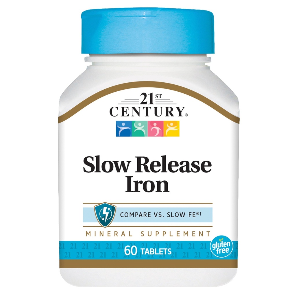 21th Century Slow Release Tablet, 60 Count
