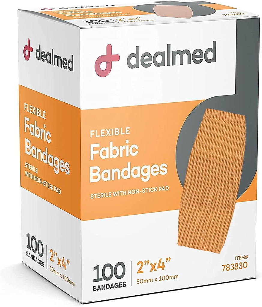 מארג'ים גמישים של Adhesive Bandages עם Non-Stick Pad,cast Free, Wound Care for First Aid Kit, 2