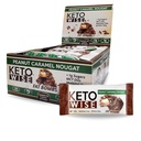 Keto Wise Fat Bombs - מיוצר עם שוקולד המכיל שמן MCT - שומן נמוך, נמוך carb ו Keto Friendly חטיף - 7g שומן, 2g Net Carbs | Peanut Car Nougat, Pack של 16