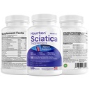 Advanced Sciatic Nerve Support Relief: Alpha Lipoic Acid - 18 מתוך 1 תוספי Sciatica - ויטמין B Complex - Made in USA (120 Count (Pack of 1))