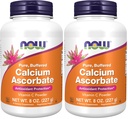 עכשיו תוספי מזון, Calcium Ascorbate אבקת, Buffered, Antioxidant Protection *, 8-Ounce (Pack of 2)