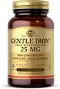Solgar Gentle Iron (Iron Bisglycinate) 25 מ"ג - 90 קפסולות ירקות - Non-Constipating, Gentle on Your Stomach - Gluten Free - 90 המשרתים