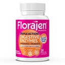 פלורהjen Digestive Enzymes with Probiotics & Prebiotics - פורמולה משולשת עבור בריאות Gut, Bloating, & Gas הקלה - תומך Gluten & Milk Digest - נקי, non-GMO - 30Counting, Bloating, & Gas Relief - תמיכה בגלוטן ו-Fil Digestion - נקי, non-GMO - 30Count