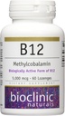 bioclinical Naturals B12 Methyylobalamin ויטמינים, 60 הרוזן