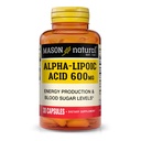 MASON NATURAL אלפא Lipoic Acid 600 מ"ג לשרת, Gluten Free ALA תוסף, 30 קפסולות