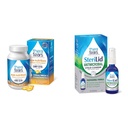 TheraTears אומגה 3, 1200 מ"ג, 90 ct (Pack of 1) & SteriLid Eyelid ניקויser ו Face Wash, עבור עיניים מגרות, 2 oz Spray