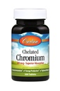Carlson Chelated Chromium 200 mcg Superior Absorption - ייצור אנרגיה מטאבוליזם בריא ואופטימי בריאות - 300 טבליות