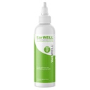 Vetwellאוזן ניקויer for Dogs and Cats - Otic Rinse for זיהומים וזיהומים אוזניים מבוקר ו- Odor בחיות מחמד - 8 oz (Cucumber Melon)