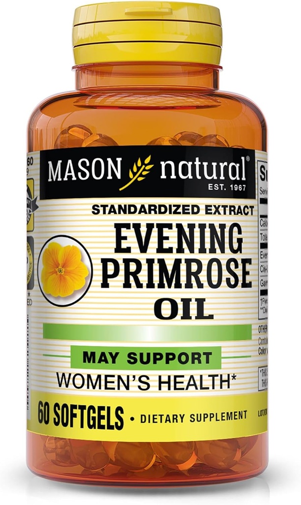 Mason Natural, Evening Primrose Oil Woman Softgels - 60 Ea