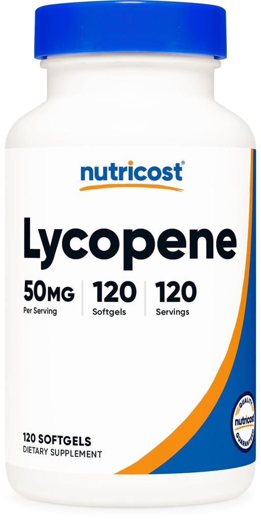 חומרים מזינים Lycopene 50mg Softgels (120 Softgels)