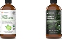 מוצרים טבעיים שלמים Liver Complete 16oz & Chanca Piedra 16oz Bundle