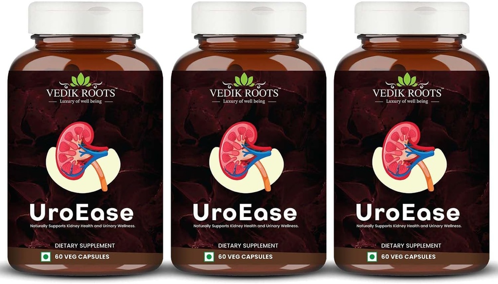 UroEase | Ayurvedic Herbal תוסף for Kidney Health & Uric Acid Levels