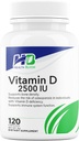 ויטמין D 2500IU | 120 קפסולות לבריאות בלום | Vitamins ומינרלים קפסולות