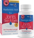 Hyalogic Hyaluronic Acid Chewable Lozenge - טבליות Chewable עבור Skin Care & Eyes - טבעוני, סוכר חינם ברי Favored Hyaluronic Acids (60 Count)