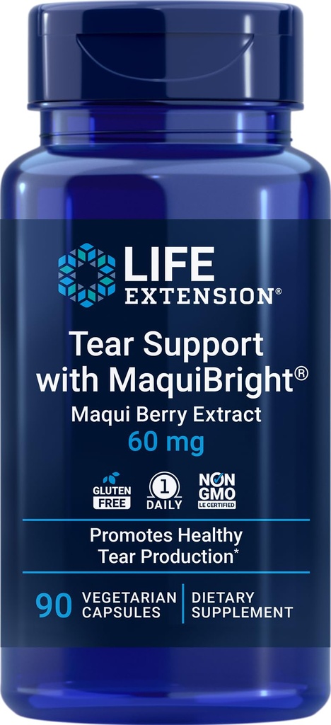 Life Extended Tear Support with MaquiBright, 90 קפסולות צמחוניות