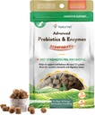 NaturVet Scoopables Advanced Probiotics for Dogs - כלב צ'ירוק פרוביוטיקה ו Enzymes העיכול - תמיכה ב Gut בריא עבור חיית המחמד שלך - Hickory Smoked Bacon Flavor