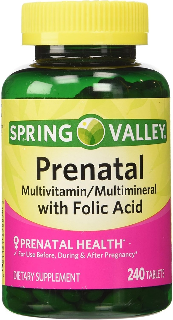 עמק האביב Prenatal Multivitamin, 240 טבליות
