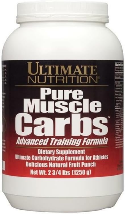 תזונה טהורה שריר פחמימות - אבקת Carbohydrate מורכבת עבור אנרגיה סוסטינד - לא שומן, No Cholesterol - CAlorie עבור קבלנים שרירים ואתלטים, פירות, 2.75 פאונד