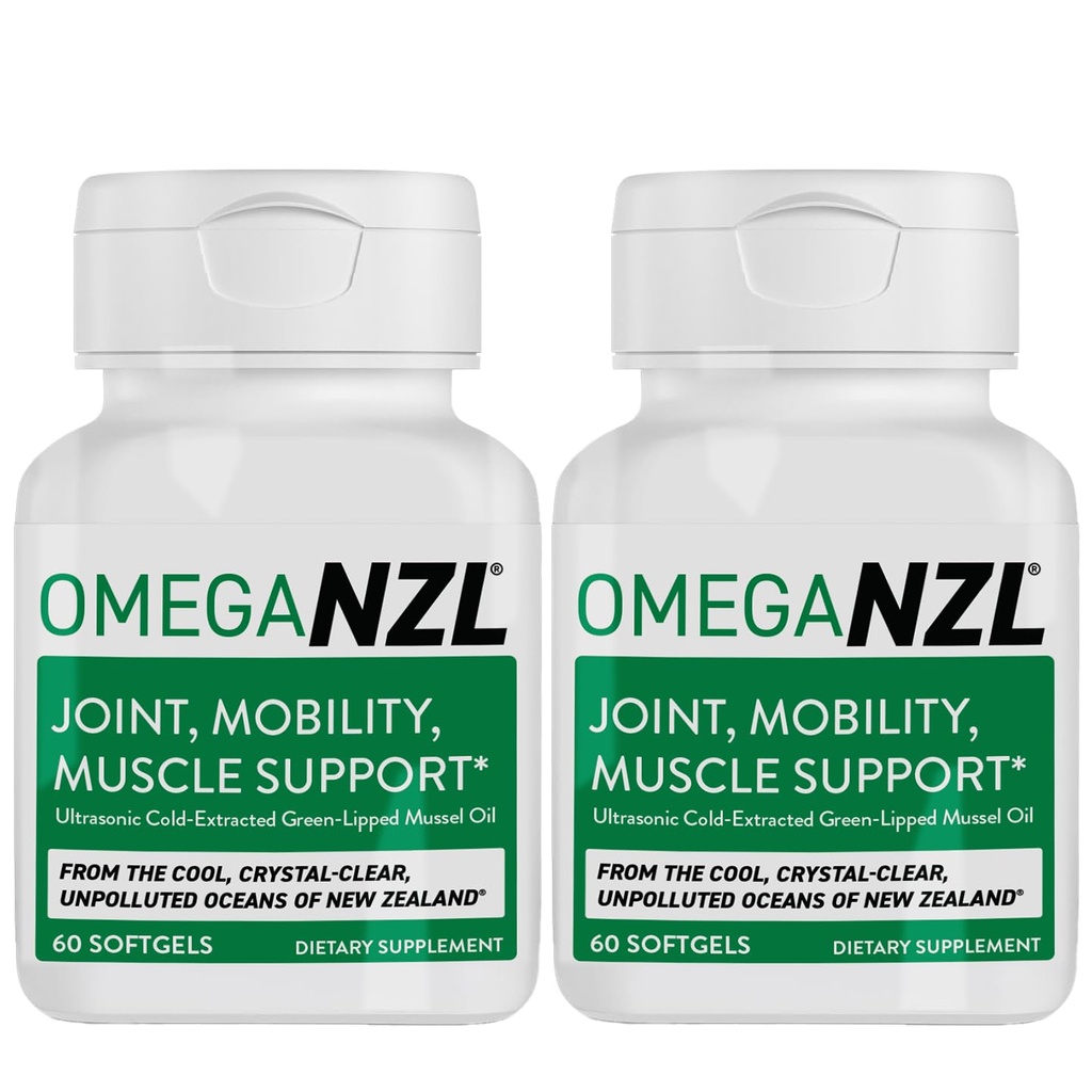 תוסף תמיכה משותף אומגה 3, Best Natural Muscle Relief, Green-Lipped Mussel שמן, 120 Softgels, No Fishy Aftertaste
