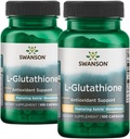 Swanson Amino Acid L-Glutathione 100 מיליגרם 200 קפסולות 2 בקבוקים