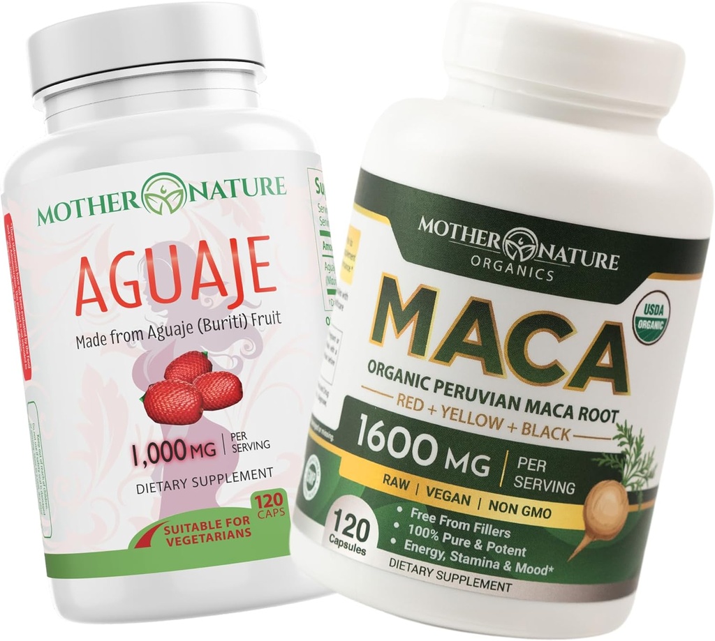 Feminine Vitality Duo תוסף עבור Curves, אנרגיה & Hormonal Balance