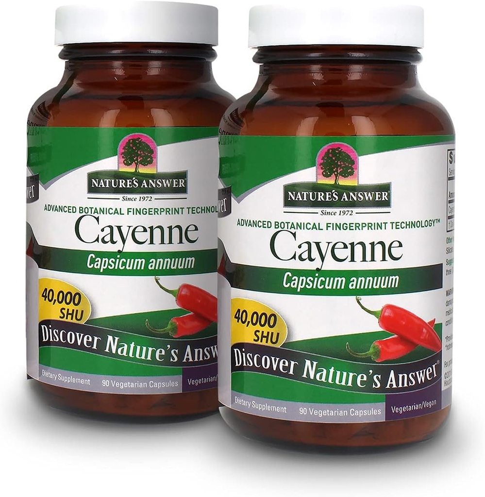 תשובתו של הטבע קייאן פפר תוספי קפסולת, 90-Count | Natural Metabolism Booster