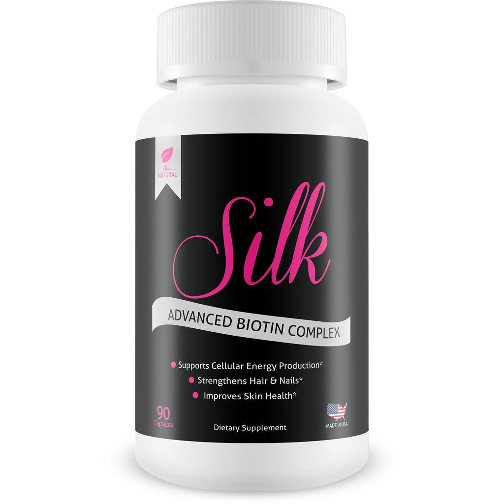 משי מתקדם Biotin Complex - מקדם חזק יותר, ארוך יותר, שיער-בריאותי יותר עור - כוח האולטימטיבי