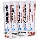 (חבילה) Globe Clotrimazole Antifungal Cream 1% (1 oz) Relieves the Itching, Burning, סדק וסקאלה הקשורים לזיהומים פטרייתיים