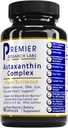 Premier Research Labs Premier Astaxanthin Complex - תוספי Astaxanthin, Astaxanthin 4 מ"ג לקפסולה, מקורם Algae, Antioxidant Support for Women & Men - 60 קפסולות צמחוניות
