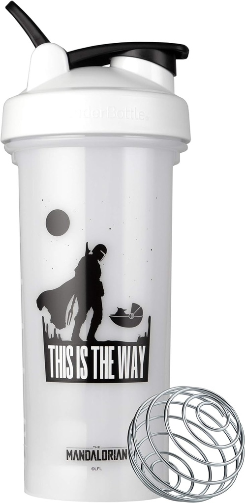 Star Wars Shaker Bottle Pro Series Perfect for Protein Shakes and Pre Workout, 28-Ounce, This Is The Way
