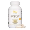 שמורות טבעיות Mood Boosting Probiotic 30 מיליארד CFU - תוספי תמיכה Mood, Prebiotics ו Probiotics עבור נשים וגברים, Acidophilus Lactobacillus Probiotic, Shelf Stable & non-GMO, 60 קפסולות