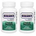 חברות מזון מתקדמות מחקר Lithium Orotate 120 Mg 200 טבליות (Pack של 2)
